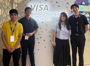 The GlobeTrotter+ team at the Visa Innovation Centre Singapore